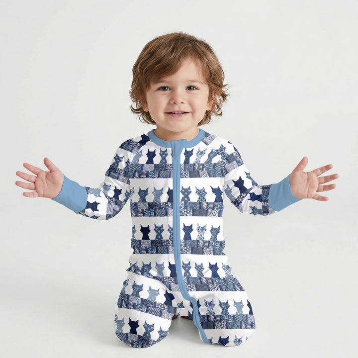 Gerippte Babykleidung mit individuellem Foto - Weich &amp; Skizzenhaft