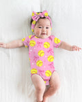 Gerippte Babykleidung mit individuellem Foto - Weich &amp; Skizzenhaft