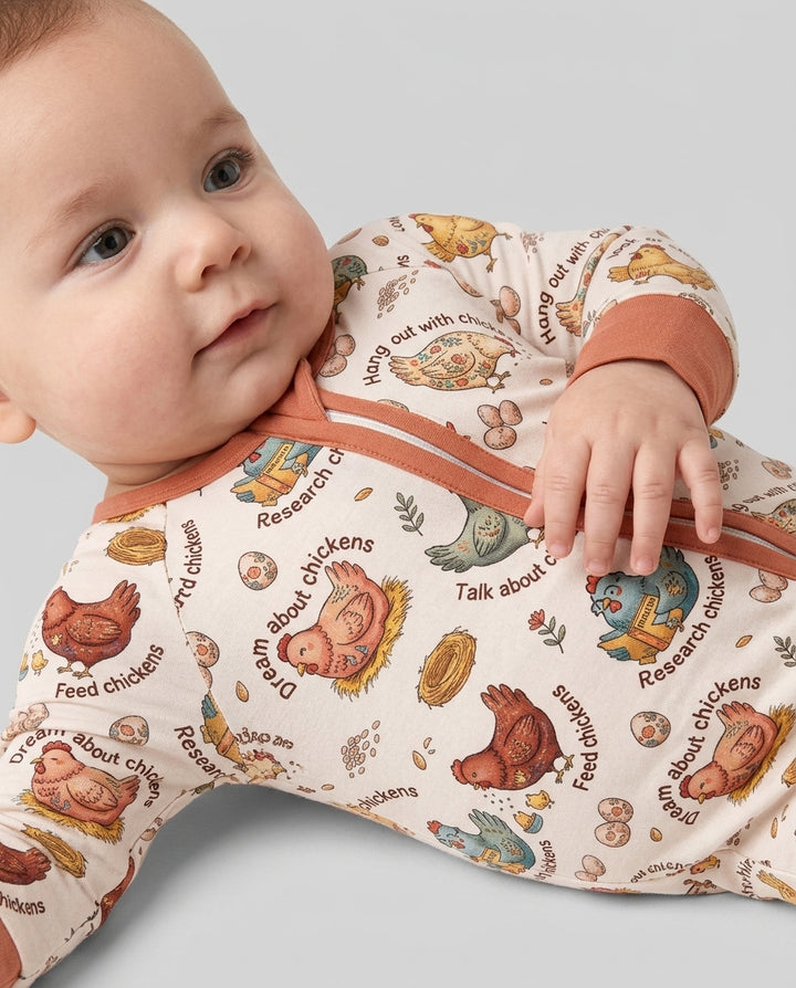 Chicken Lover Bamboo Convertible Zippy