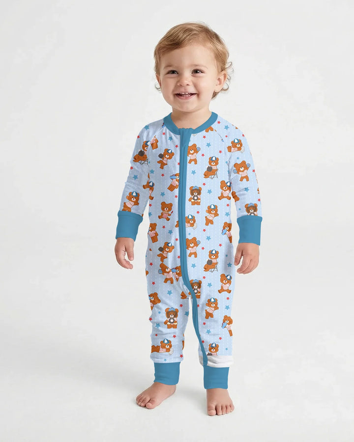 Born To Play Baseball Bamboo Convertible Zippy