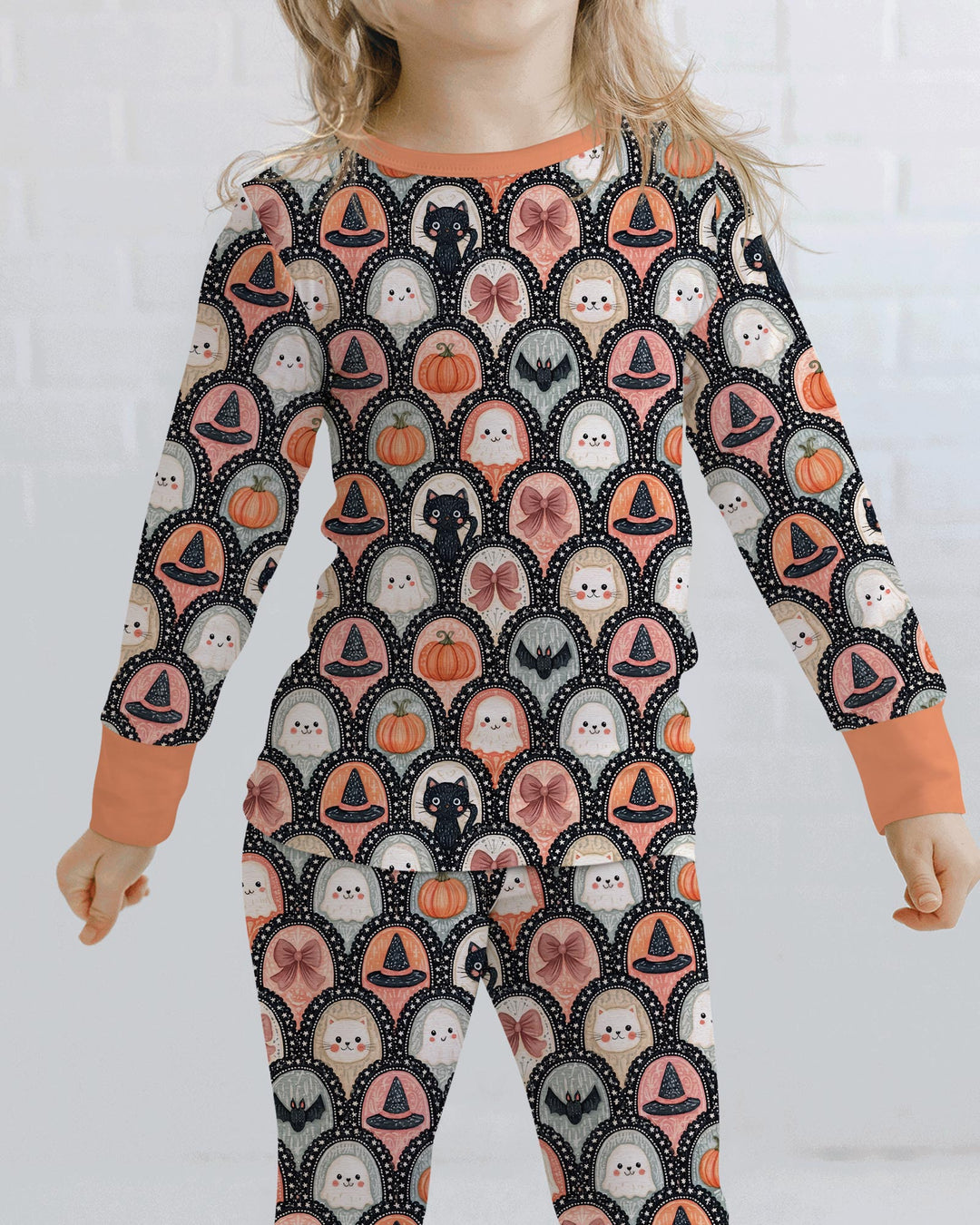 Coquette Halloween Bamboo Two Piece Long Sleeve Pajama Set