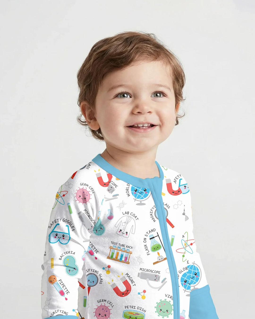 Gerippte Babykleidung mit individuellem Foto - Weich &amp; Skizzenhaft