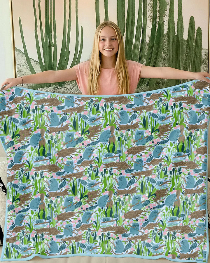Little Dam Builders Bamboo Blanket