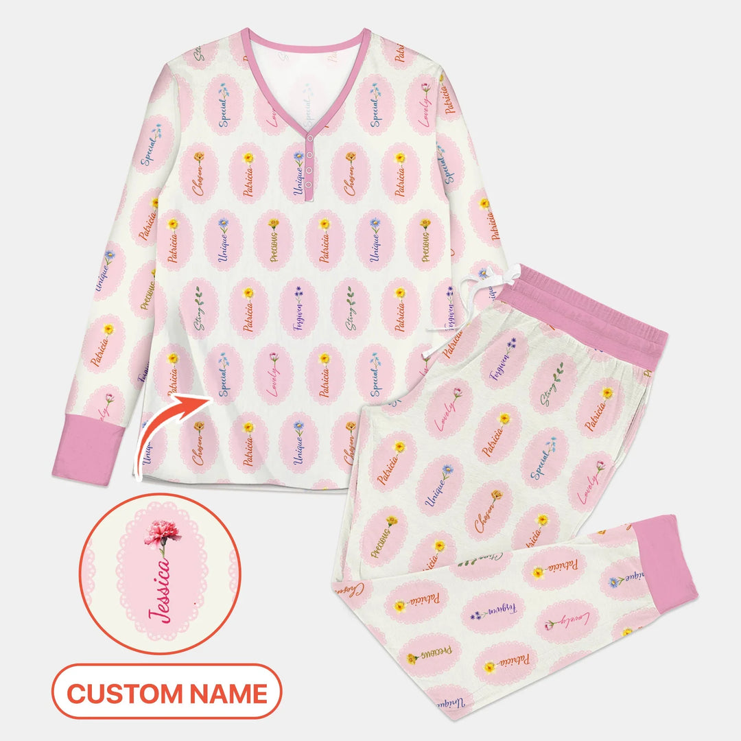 Vorlage für individuelles Damen-Pyjama-Set