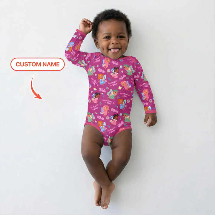 Gerippte Babykleidung mit individuellem Foto - Weich &amp; Skizzenhaft