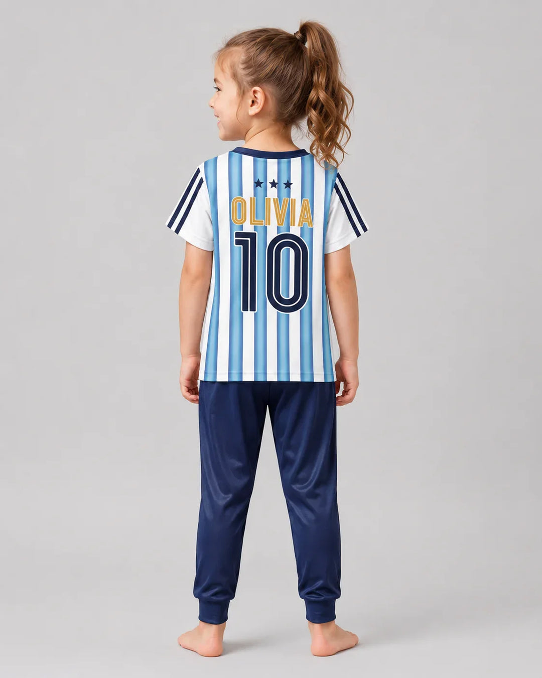 Zweiteiliges, kurzärmliges Pyjama-Set mit Marienkäfern