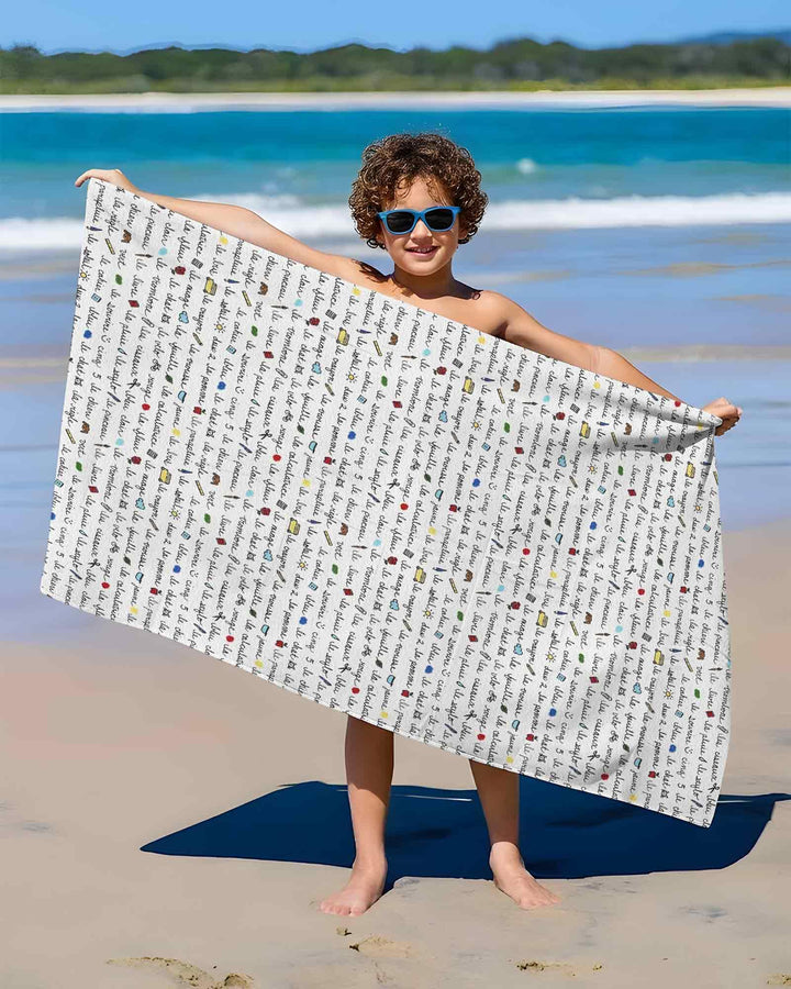 Vorlage Bambus-Strandtuch