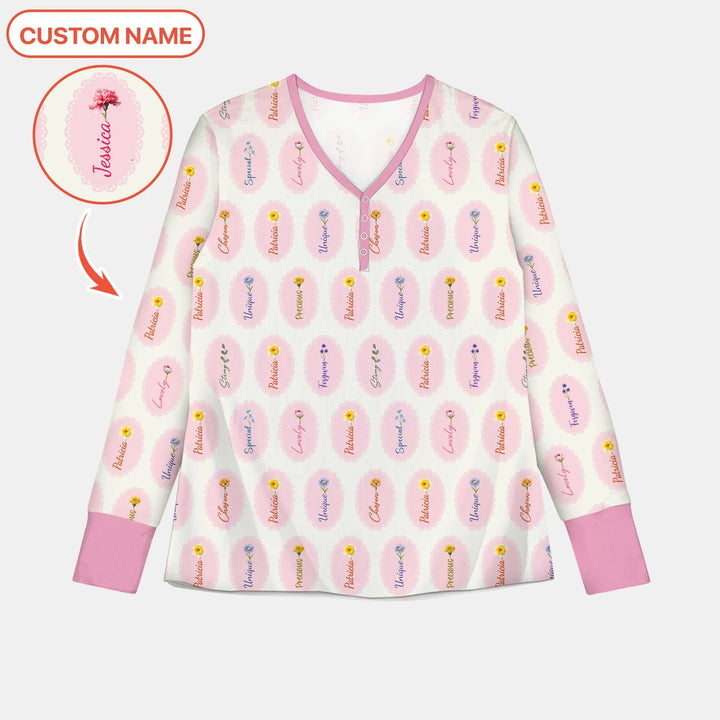 Vorlage für individuelles Damen-Pyjama-Set