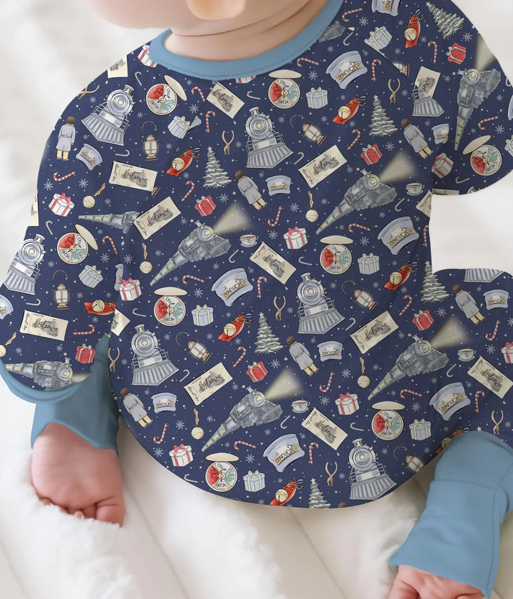 Gerippte Babykleidung mit individuellem Foto - Weich &amp; Skizzenhaft