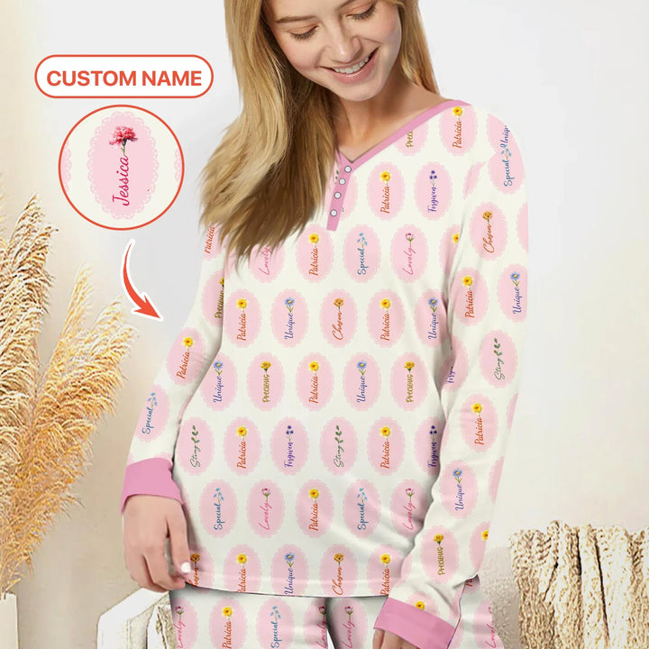Vorlage für individuelles Damen-Pyjama-Set