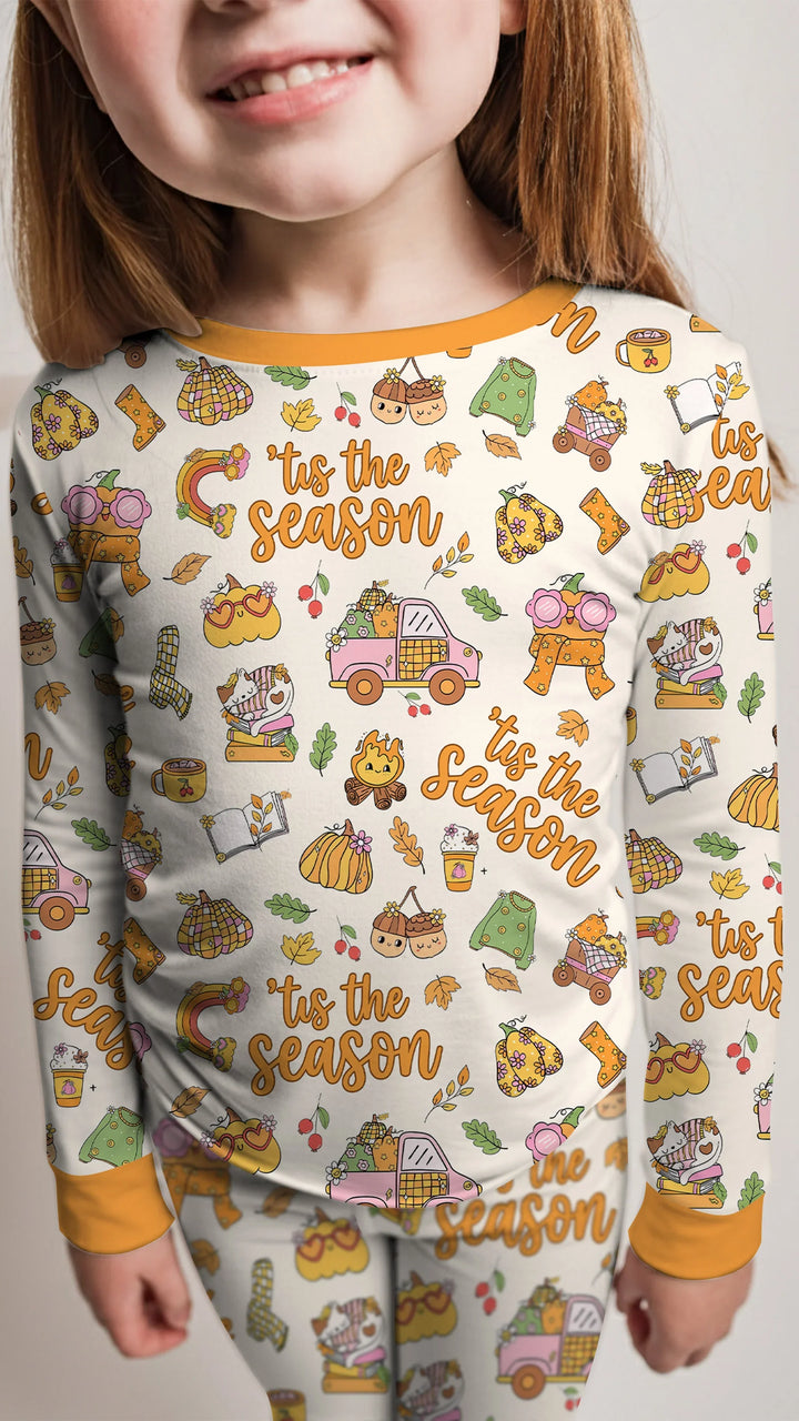 'Tis The Season Bamboo Two Piece Long Sleeve Pajama Set