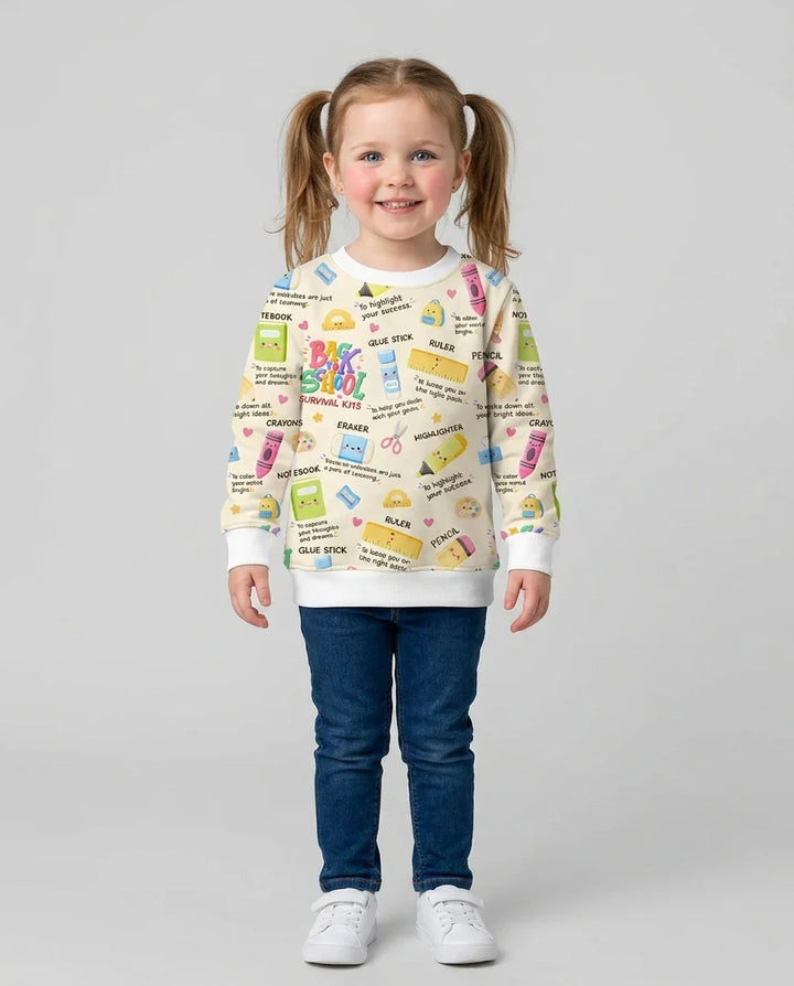 Sweatshirt mit Rundhalsausschnitt aus Bambusfaser