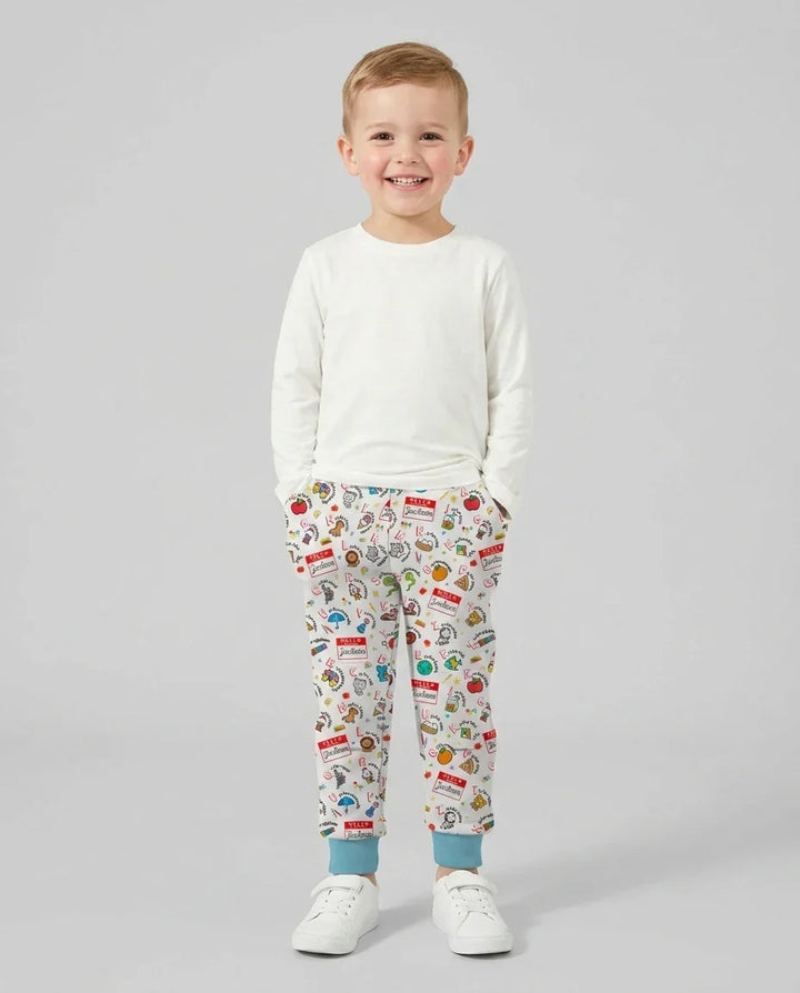Custom Name Hello School ABCs Bamboo Jogger