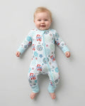 Gerippte Babykleidung mit individuellem Foto - Weich &amp; Skizzenhaft
