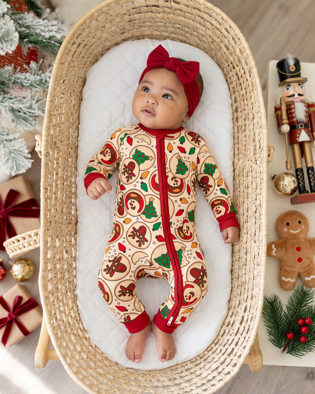 Gerippte Babykleidung mit individuellem Foto - Weich &amp; Skizzenhaft
