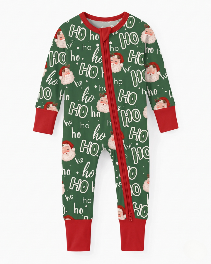 Cute Santa Bamboo Convertible Zippy