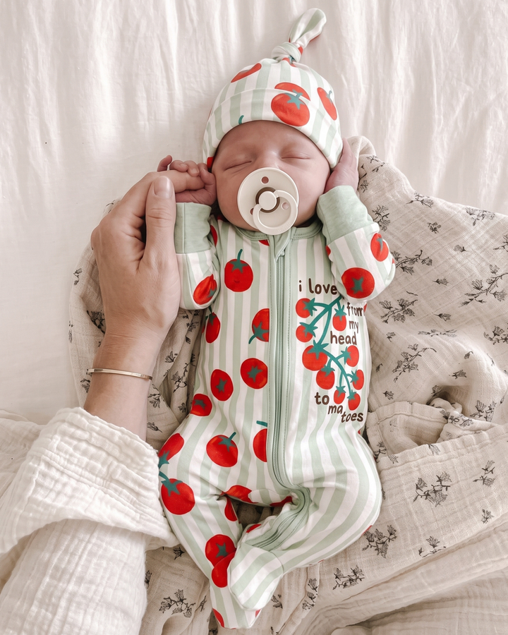 Gerippte Babykleidung mit individuellem Foto - Weich &amp; Skizzenhaft