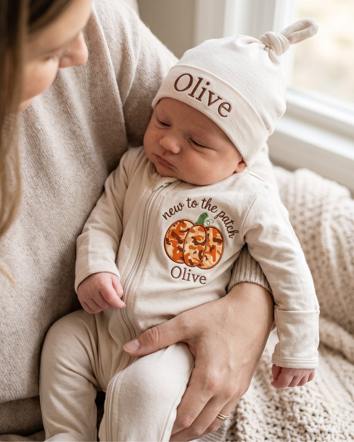 Gerippte Babykleidung mit individuellem Foto - Weich &amp; Skizzenhaft