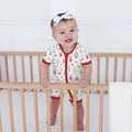 Sweet Nutcracker Holiday Matching Mom And Baby Bamboo Shorty Zippy