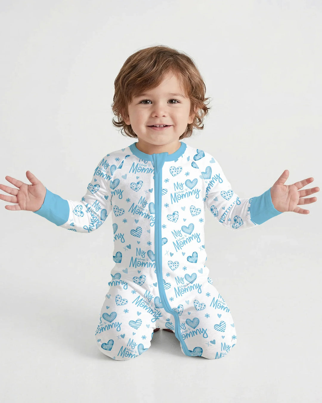 Gerippte Babykleidung mit individuellem Foto - Weich &amp; Skizzenhaft