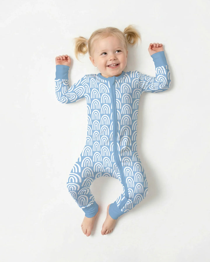 Gerippte Babykleidung mit individuellem Foto - Weich &amp; Skizzenhaft