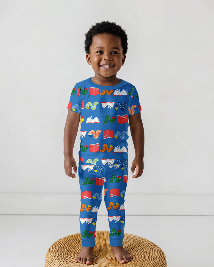 Zweiteiliges, kurzärmliges Pyjama-Set mit Marienkäfern