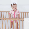 Pink Candy Bows Bamboo Shorty Zippy