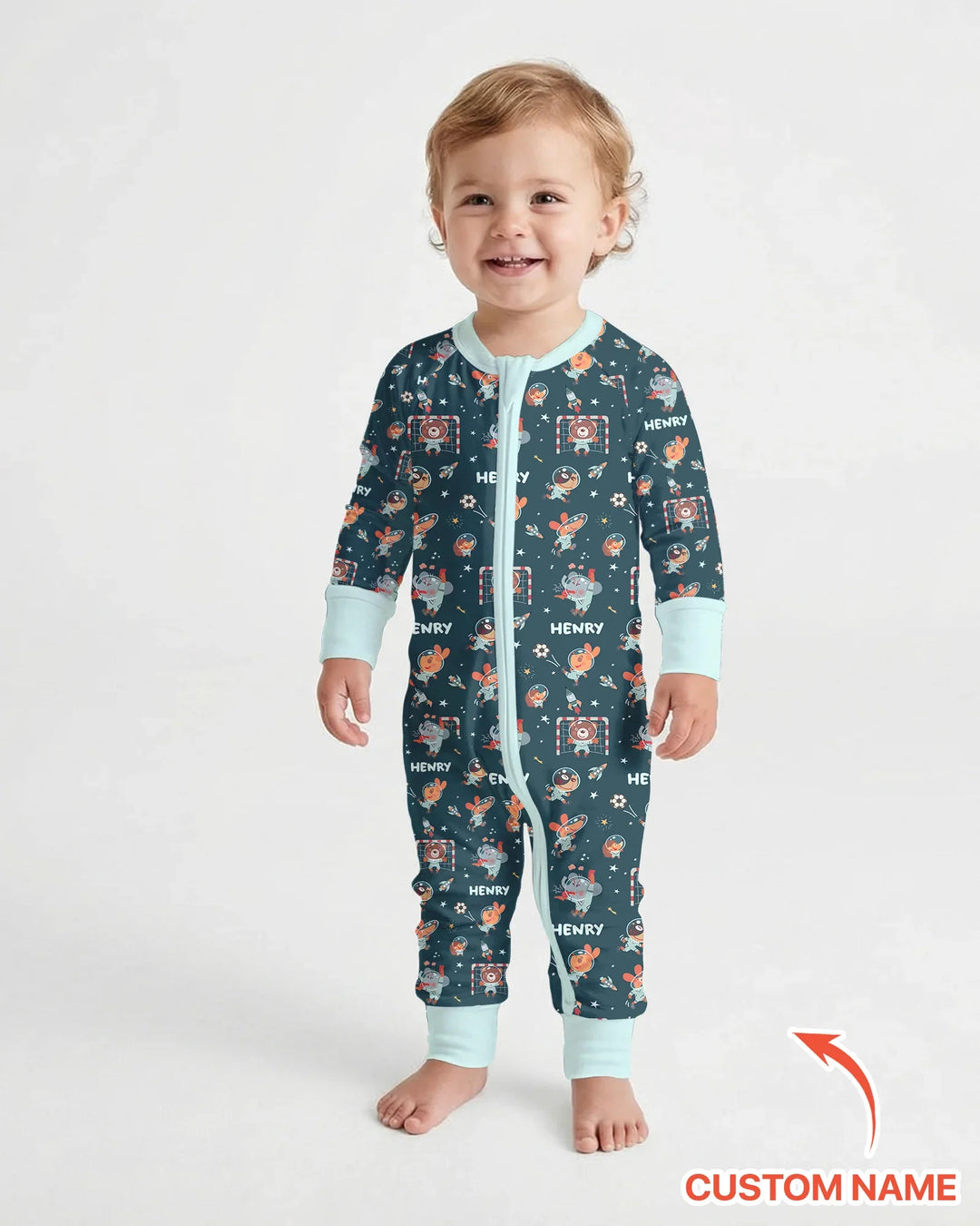 Gerippte Babykleidung mit individuellem Foto - Weich &amp; Skizzenhaft