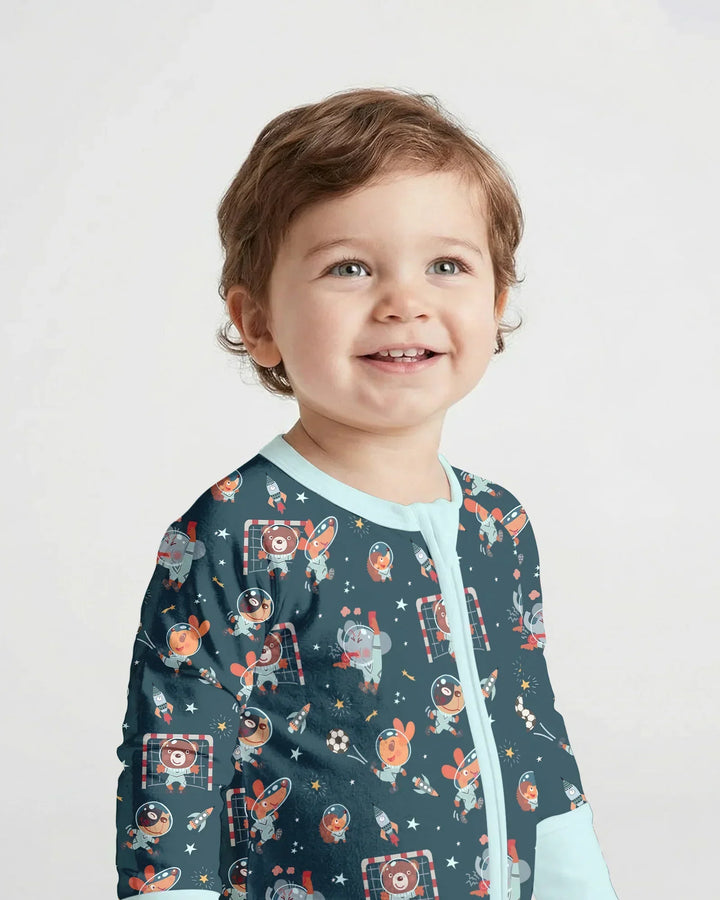 Gerippte Babykleidung mit individuellem Foto - Weich &amp; Skizzenhaft