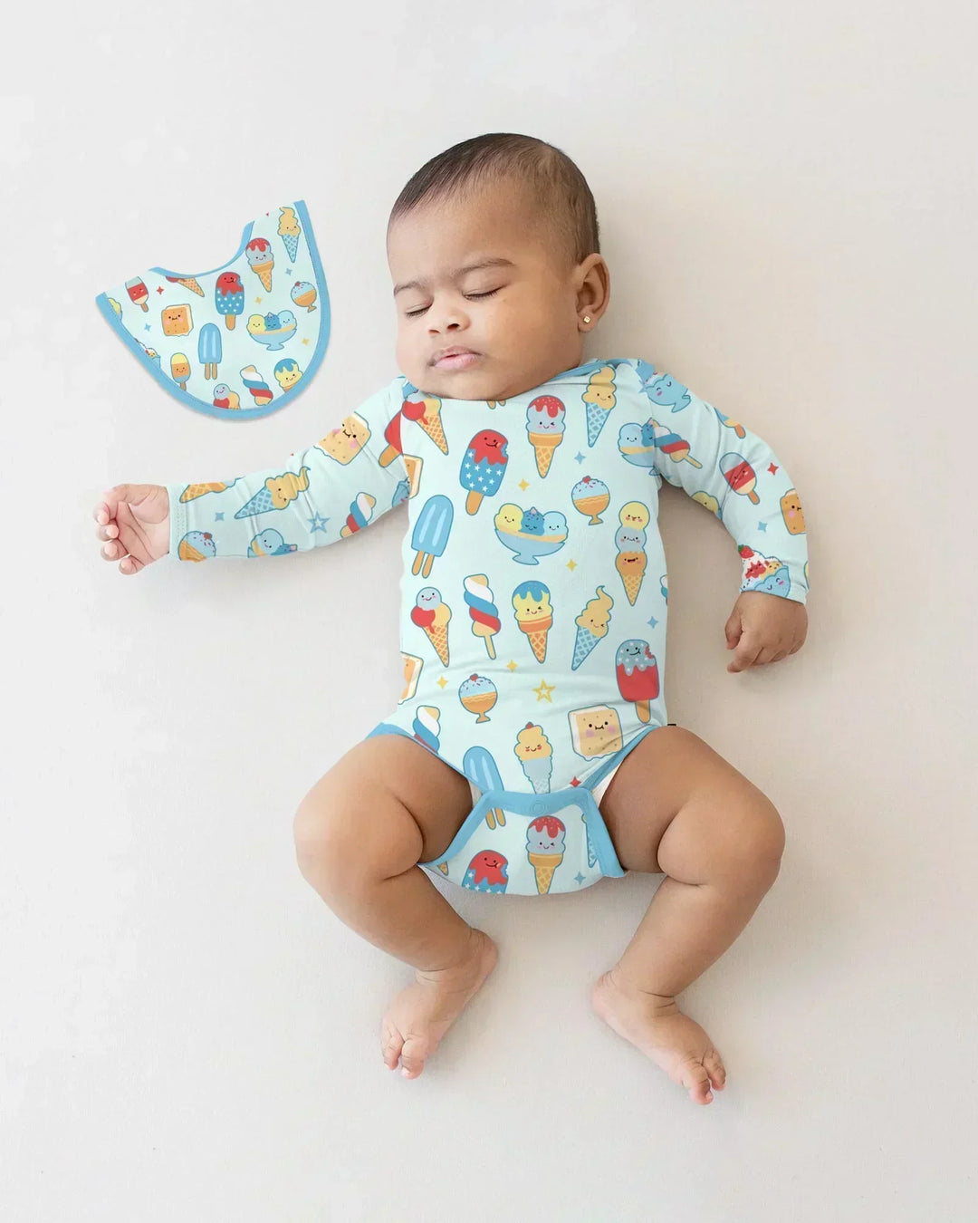 Gerippte Babykleidung mit individuellem Foto - Weich &amp; Skizzenhaft