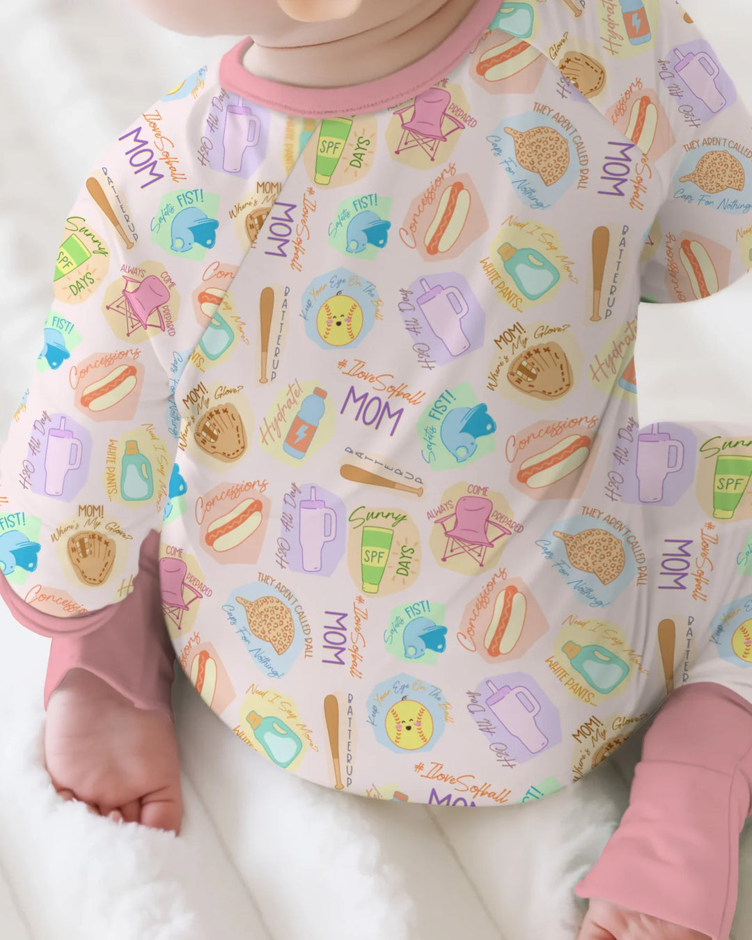 Gerippte Babykleidung mit individuellem Foto - Weich &amp; Skizzenhaft