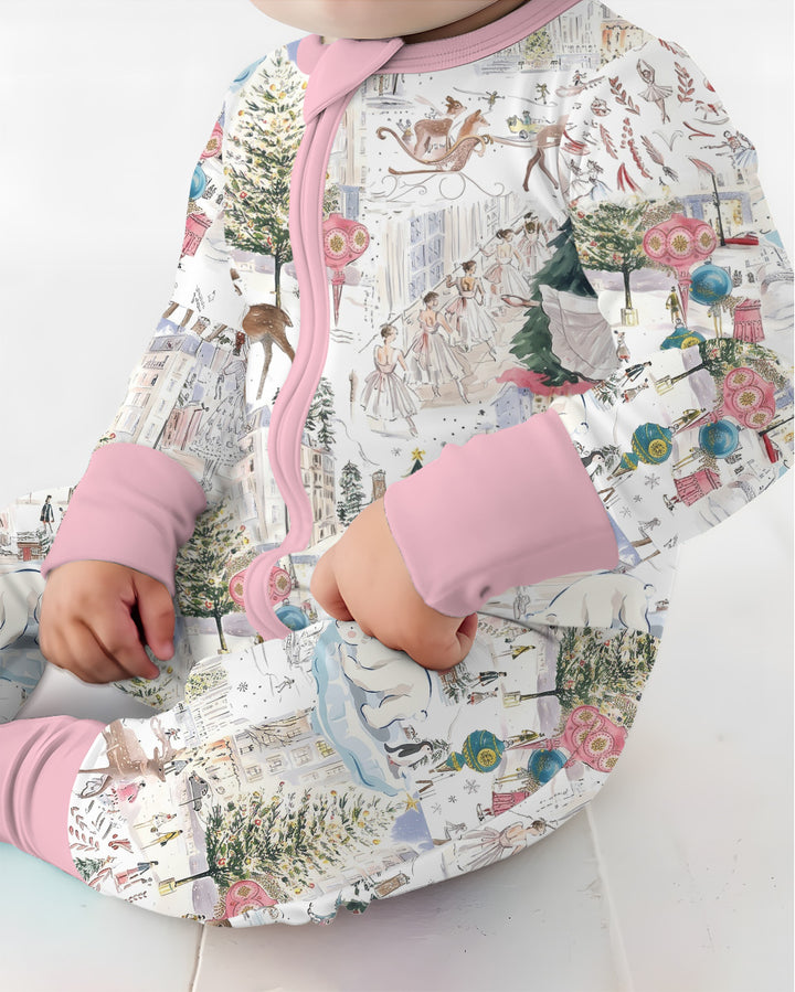Enchanted Winter Wonderland Bamboo Convertible Zippy