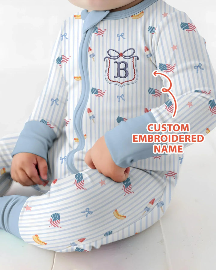 Gerippte Babykleidung mit individuellem Foto - Weich &amp; Skizzenhaft