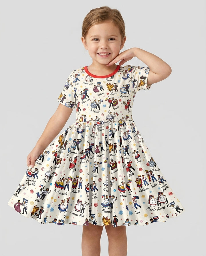 Vorlage Bambus Twirl Kleid
