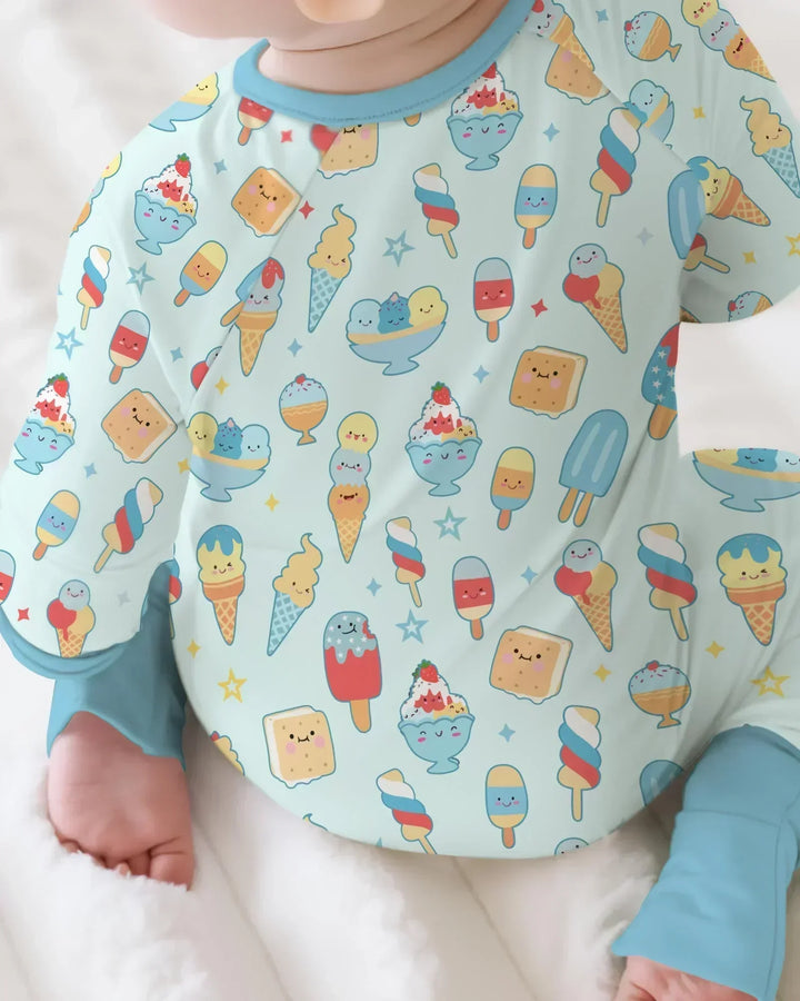 Gerippte Babykleidung mit individuellem Foto - Weich &amp; Skizzenhaft