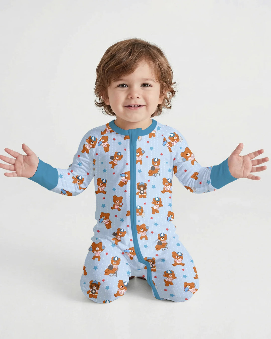 Born To Play Baseball Bamboo Convertible Zippy