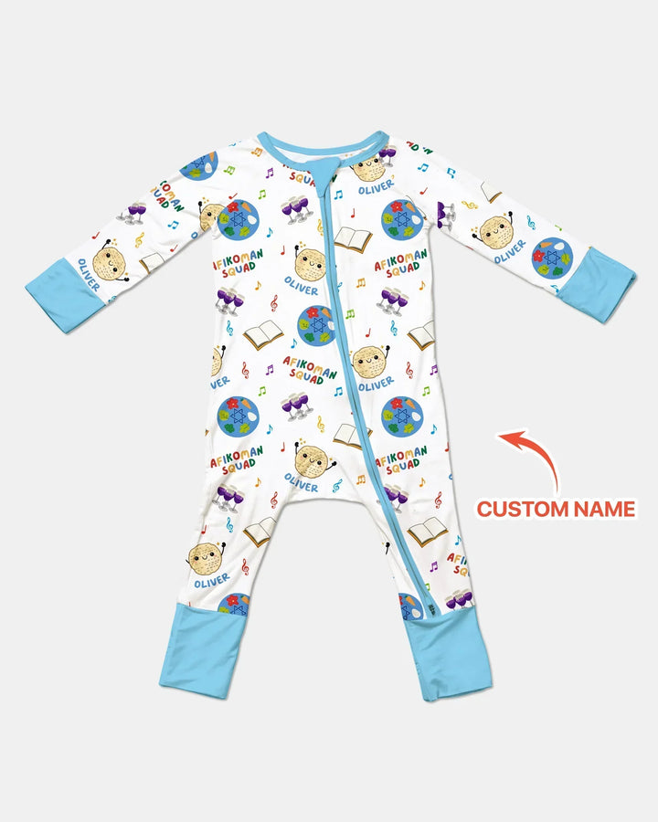 Custom Name Passover Afikoman Squad Bamboo Convertible Zippy