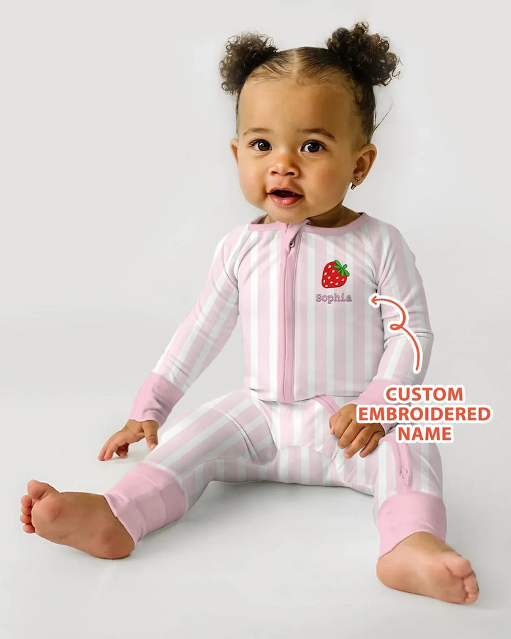 Gerippte Babykleidung mit individuellem Foto - Weich &amp; Skizzenhaft