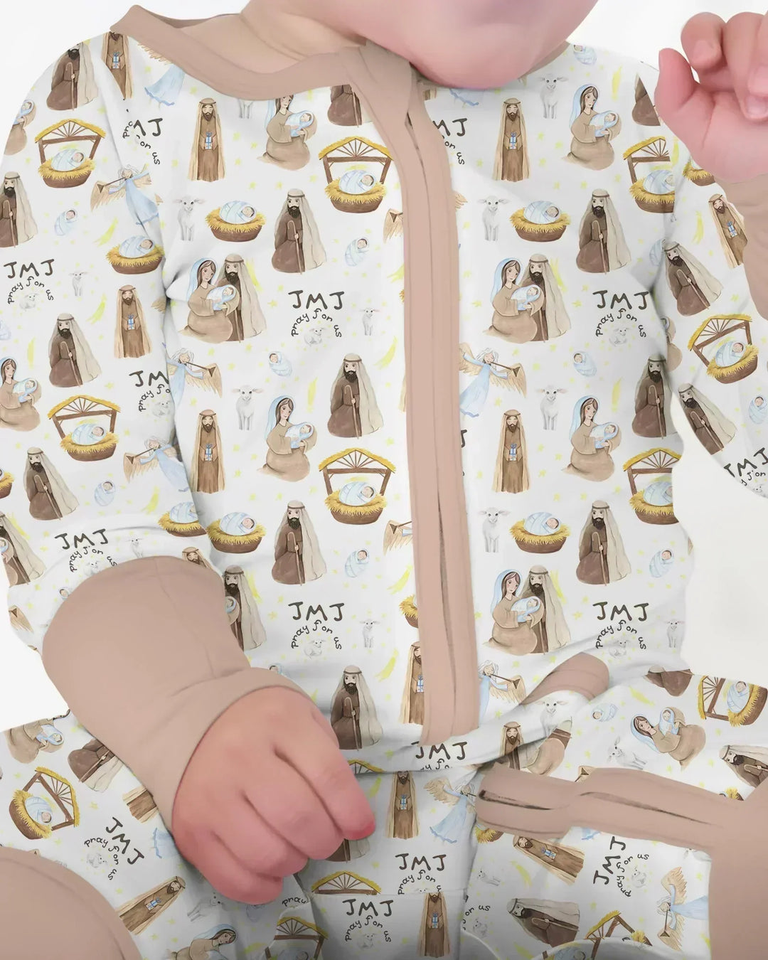 Gerippte Babykleidung mit individuellem Foto - Weich &amp; Skizzenhaft