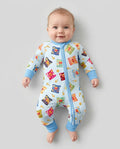 Gerippte Babykleidung mit individuellem Foto - Weich &amp; Skizzenhaft
