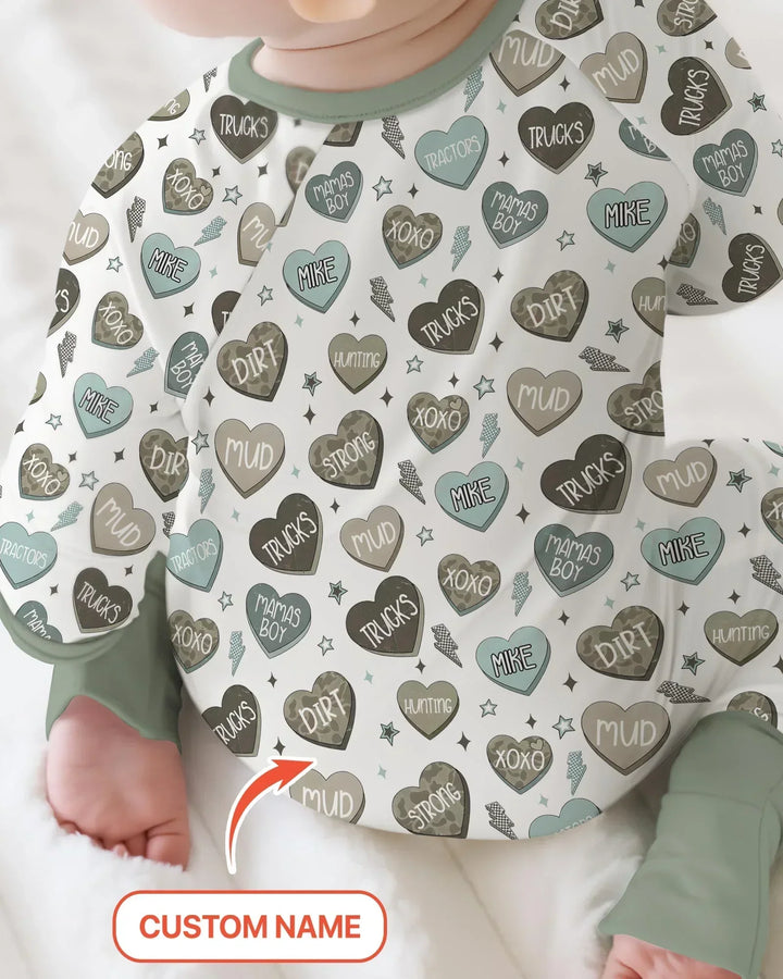 Gerippte Babykleidung mit individuellem Foto - Weich &amp; Skizzenhaft