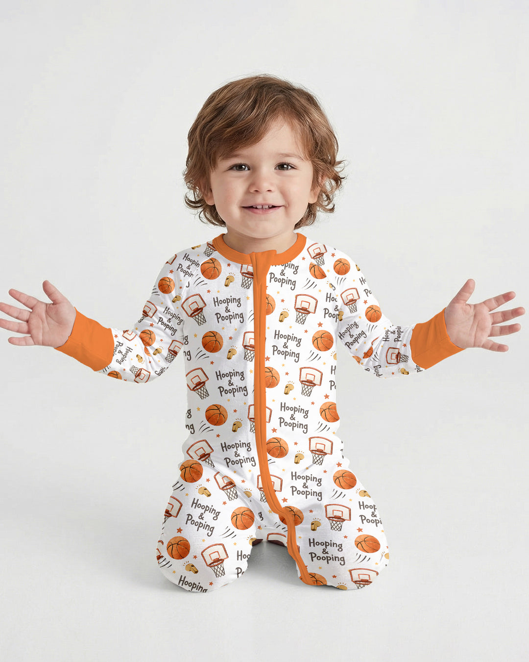 Gerippte Babykleidung mit individuellem Foto - Weich &amp; Skizzenhaft