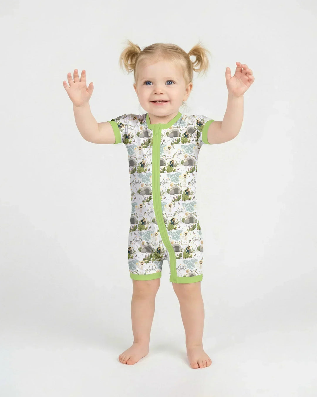 Matthew 28:1–8 He Is Risen Bamboo Shorty Zippy