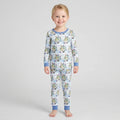 Texas Map Family Matching Bamboo Two Piece Long Sleeve Pajama Set