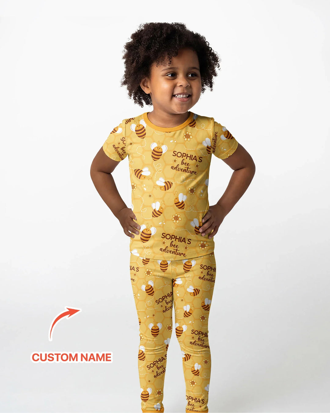 Zweiteiliges, kurzärmliges Pyjama-Set mit Marienkäfern