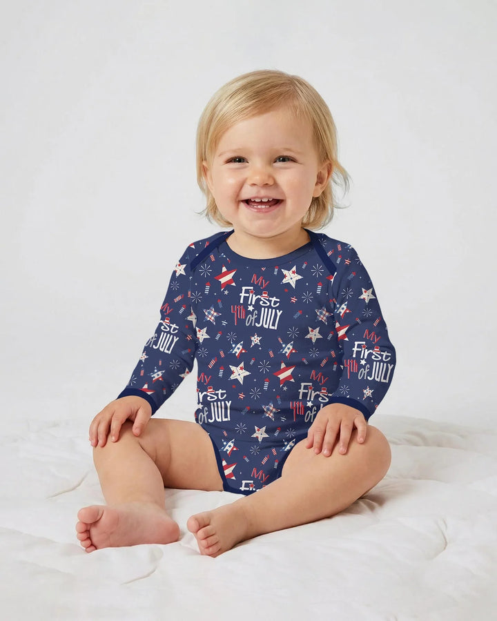 Gerippte Babykleidung mit individuellem Foto - Weich &amp; Skizzenhaft
