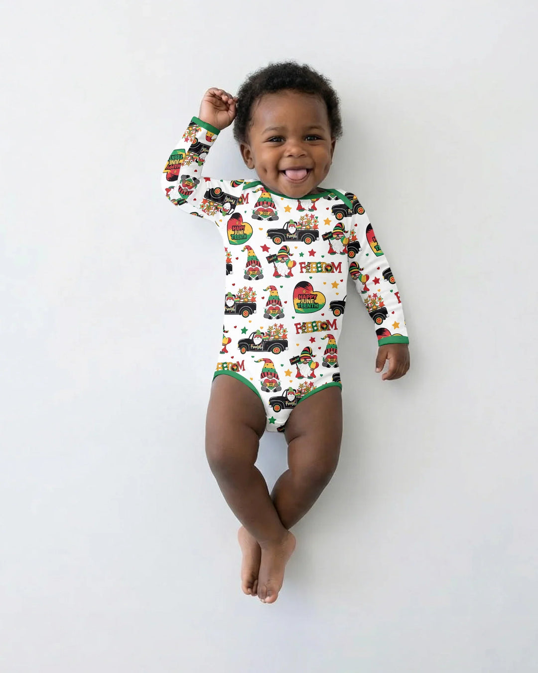 Gerippte Babykleidung mit individuellem Foto - Weich &amp; Skizzenhaft