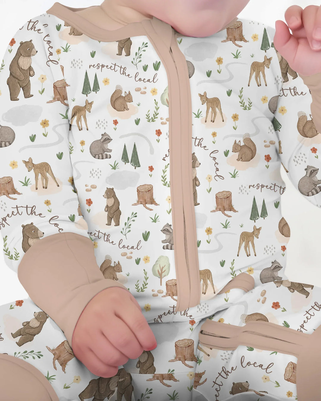 Gerippte Babykleidung mit individuellem Foto - Weich &amp; Skizzenhaft
