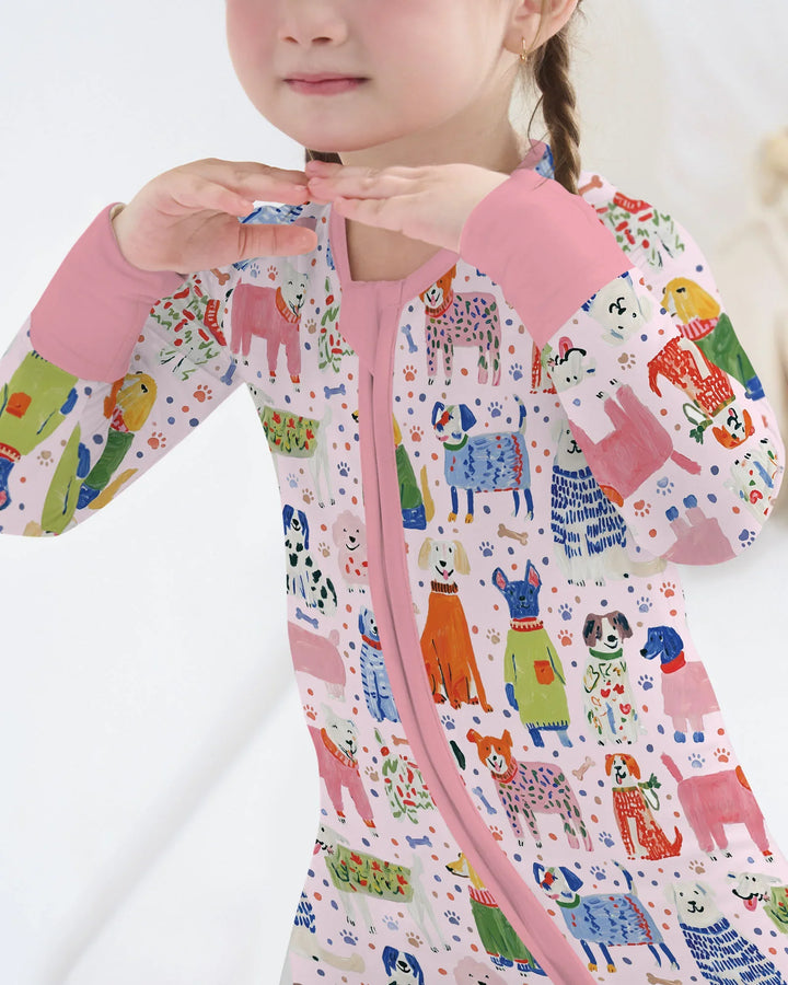 Whimsical Puppy Bamboo Convertible Zippy