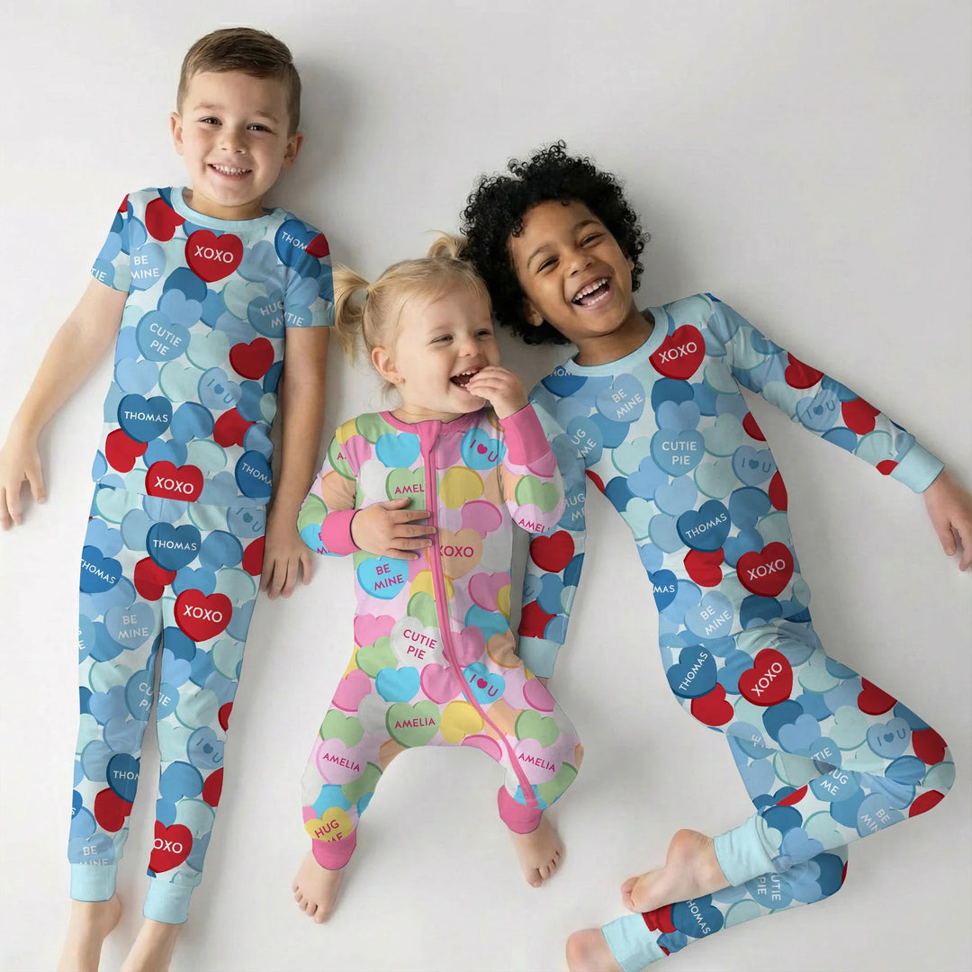 Benutzerdefiniertes Foto-Weihnachtspyjama-Set für Damen